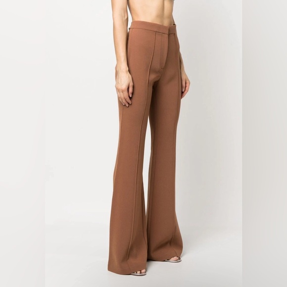 high-waisted flared trousers - Picture 3 of 10
